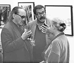 Heiner Müller, Günter Grass, Käthe Reichel (06. 03. 1991)